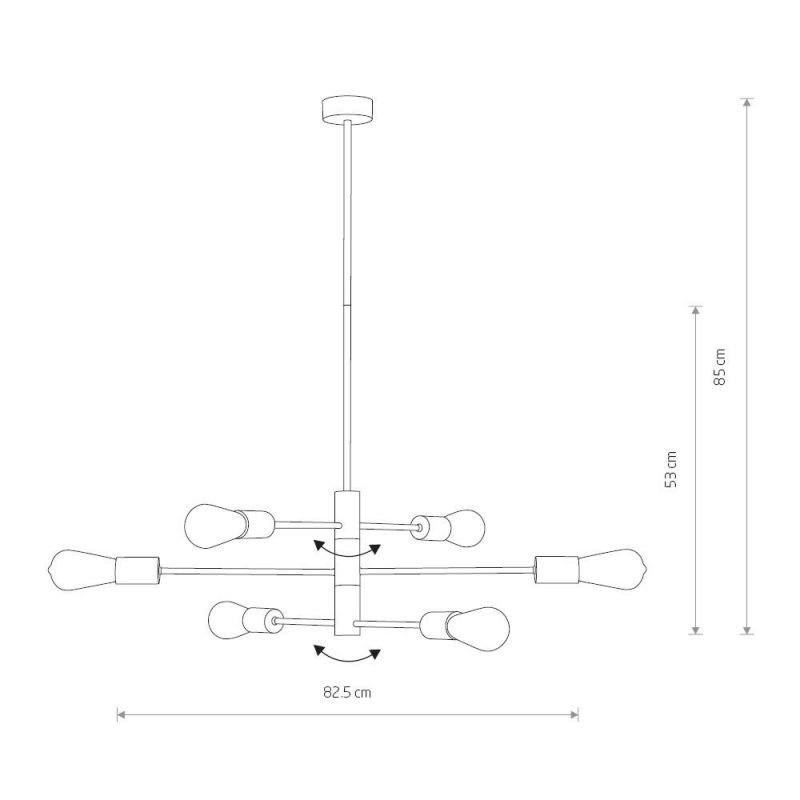 Подвесная люстра Nowodvorski Rotor 25W E27 7937 фото 3