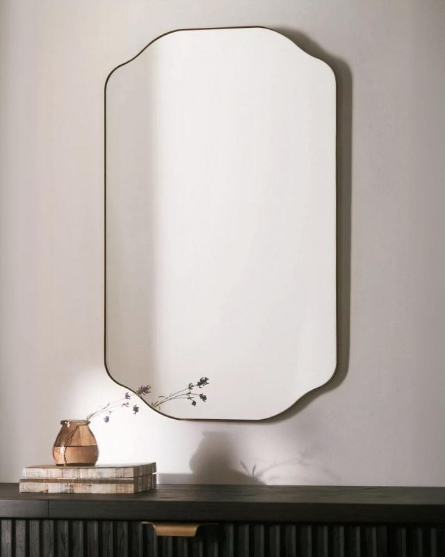 Настенное зеркало LH Mirror Home ”Элтон” в золотой раме BD-3117712 фото 2