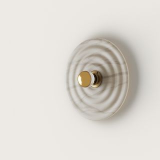 Бра Aromas del Campo Wave IP20 E27 с плафоном из алебастра 156227