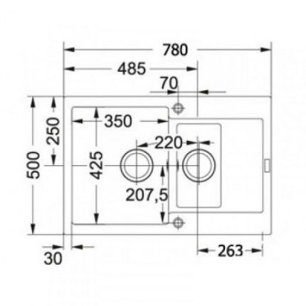 Мойка Franke Maris MRG 114.0198.336 белый Fragranite