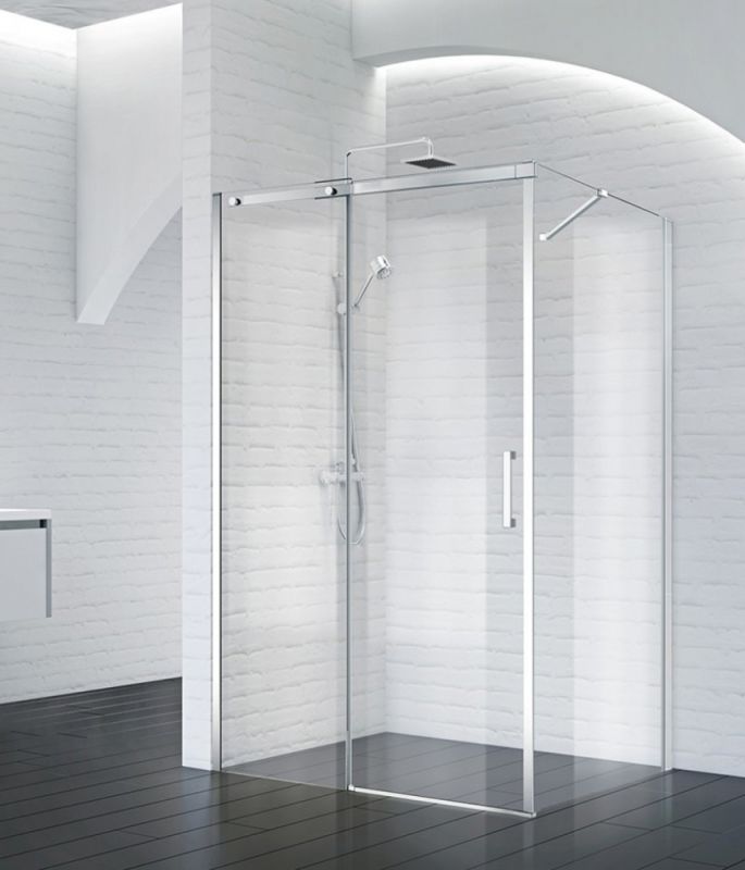 Боковая панель BelBagno ACQUA-100-FIX-C-Cr