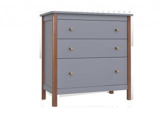 Комод Ellipsefurniture Classic 3 ящика (серый) CLMBCD03010199