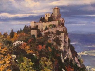 Картина "Осень в Сан-Марино" Владимир Лаповок