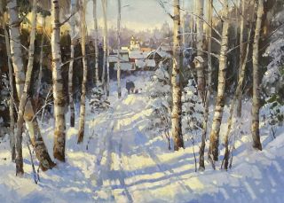 Картина "Мороз и солнце" Биляев Роман
