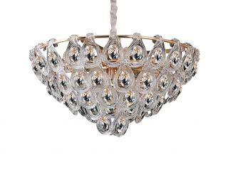 Люстра Newport 5250 Champagne gold Clear crystal+acrylic E14 5259/C gold