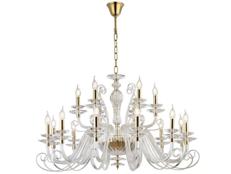 Люстра Newport 8570 ANNABELLE E14 40W 8576+12/C gold polished фото 1