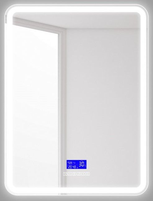 Зеркало с встроенным светильником BELBAGNO SPC-MAR-600-800-LED-TCH-RAD с радио