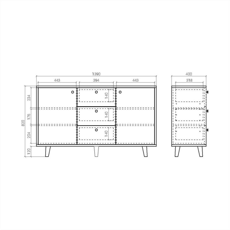 Комод The IDEA Twin BD-1964509