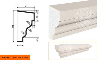 Подоконник Lepninaplast ПВ-145/1