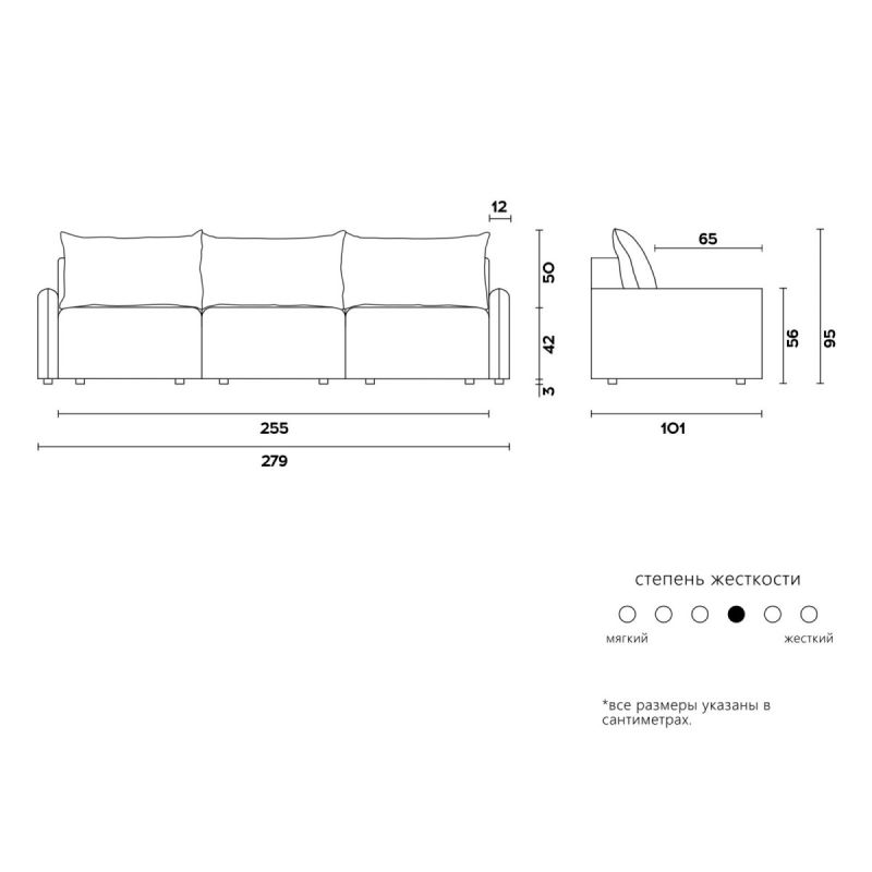 Диван KULT FLORIS BD-2064106