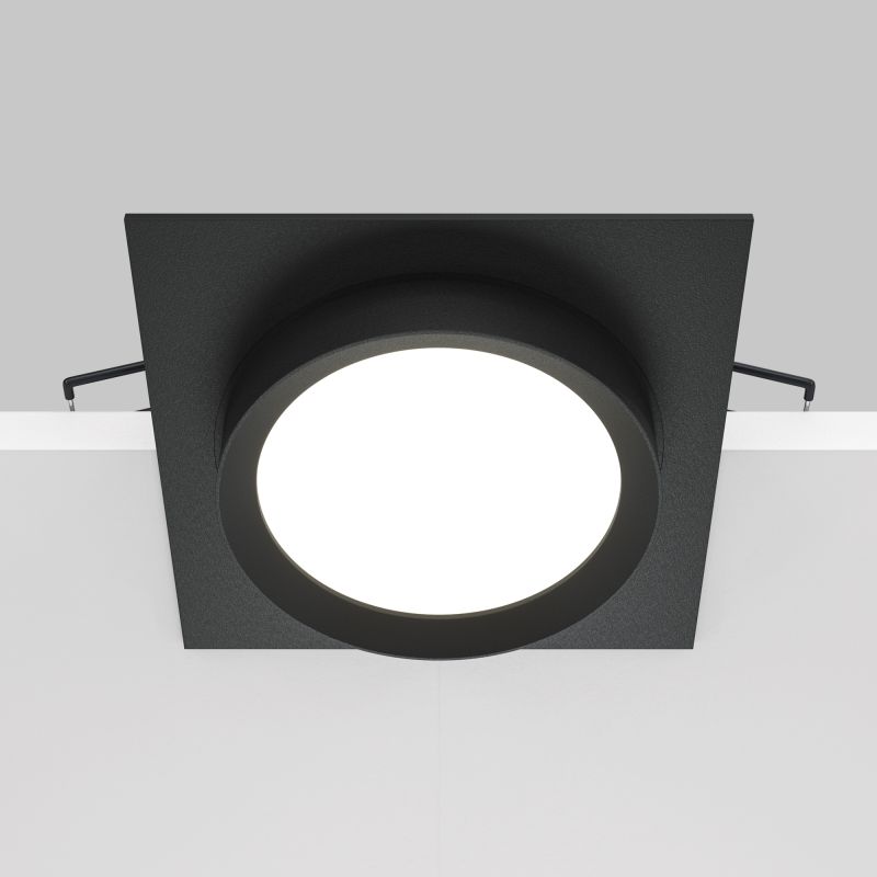 Встраиваемый светильник Maytoni Downlight Hoop DL086-GX53-SQ-B