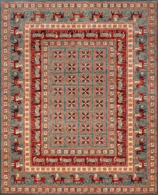 Бельгийский ковер из шерсти Carpet «KASHQAI» 4301-401 135 x 200 см