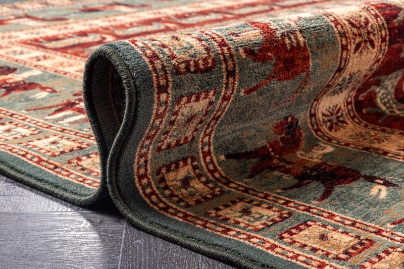 Бельгийский ковер из шерсти Carpet «KASHQAI» 4301-401 135 x 200 см