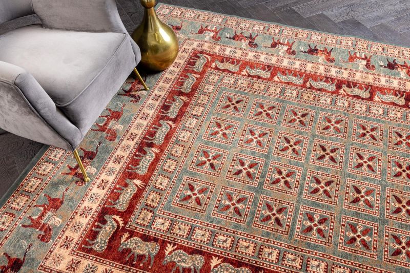 Бельгийский ковер из шерсти Carpet «KASHQAI» 4301-401 135 x 200 см