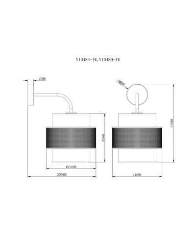 Бра Moderli Gela V10484-1W фото 6