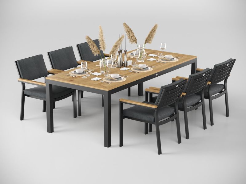 Стул Gardenini Premium Bella темно-серое BD-3121377 фото 7