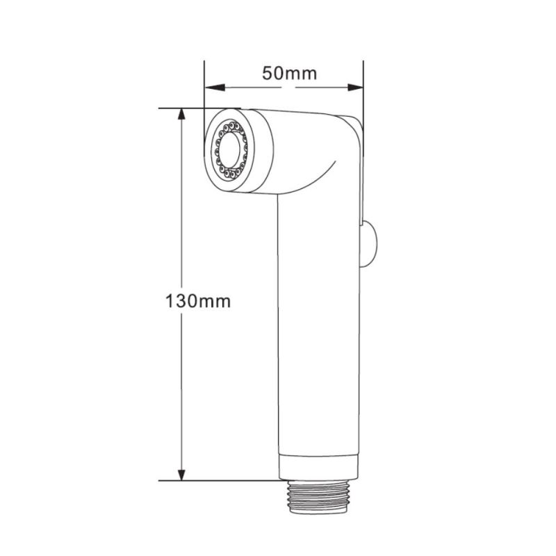 Гигиеническая лейка Orange HS001bk черная фото 5