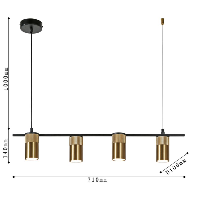 Подвесная люстра Favourite Topper 2827-4P