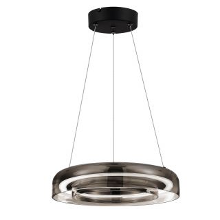 Светильник подвесной ST-Luce FORAY Черный/Дымчатый, Белый LED 1*18W 3000K SL6019.323.01