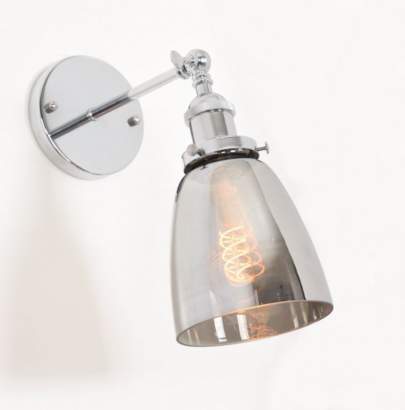 Бра Lumina Deco Fabi LDW 6800-1 CHR+GY фото 2