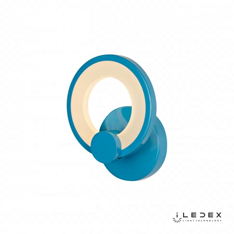 Настенный светильник iLedex Ring A001/1 Blue фото 3