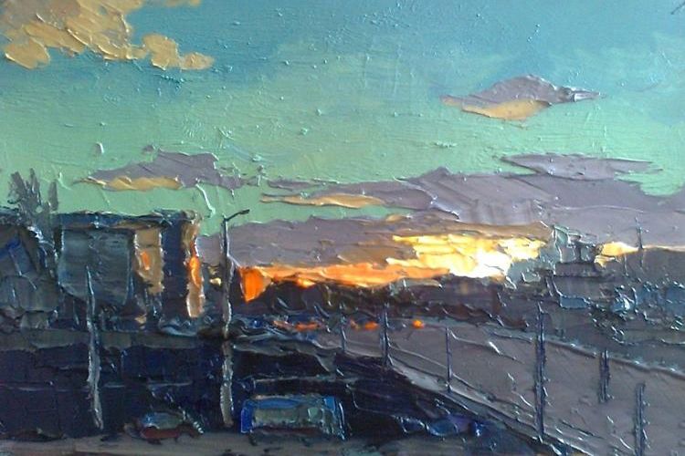 Картина "Солнечное утро" 30x20 Головченко Алексей фото 1