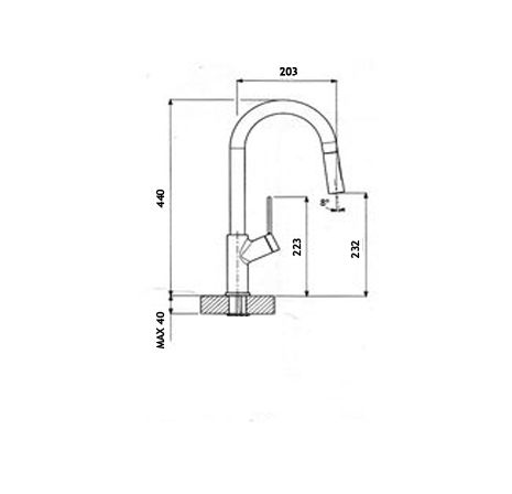 Смеситель для кухни Reginox 43901 LAMBRO chrome