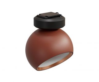 Трековый однофазный светодиодный светильник Kink Light Сатори терракотовый (4000K) 6427,06