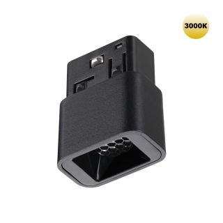 Трековый светильник для низковольтного шинопровода NovoTech SHINO NT24 128 LED 3W 3000K(теплый) 120Лм черный 359513 FLUM
