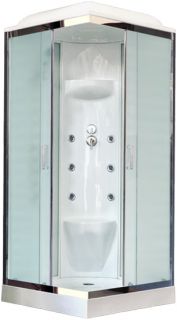 Душевая кабина Royal Bath RB80HP7-WC-CH 80x80