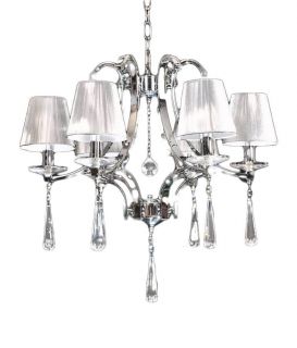 Хрустальная подвесная люстра Lumina Deco Venisia LDP 8810-6 SL
