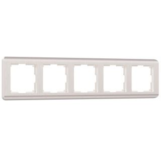 Рамка на 5 постов (перламутровый) Werkel W0052113