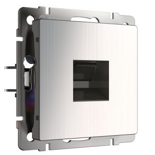 Розетка Ethernet RJ-45 (глянцевый никель) Werkel W1181002