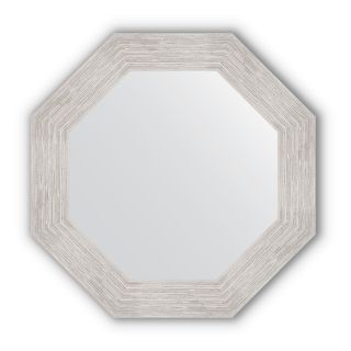 Зеркало в багетной раме Evoform Octagon BY 3736 серебряный дождь