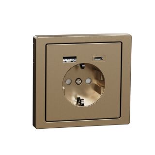 Розетка с USB-выходом Merten System Design BD-1510944