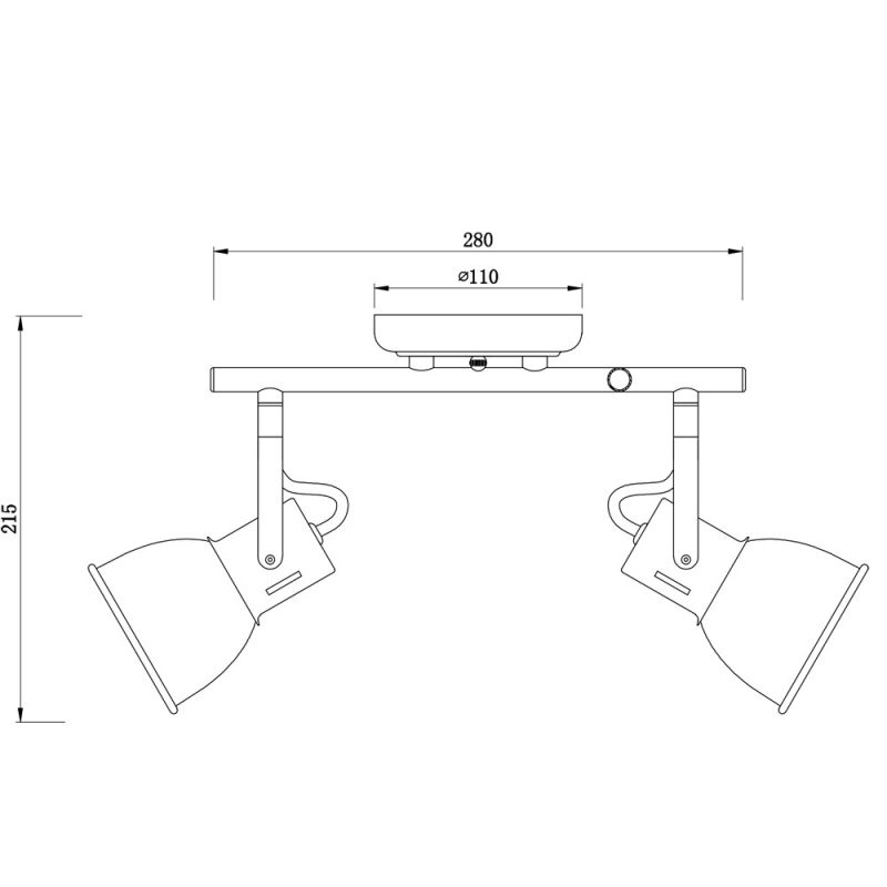 Спот Arte Lamp A1677 A1677PL-2WH