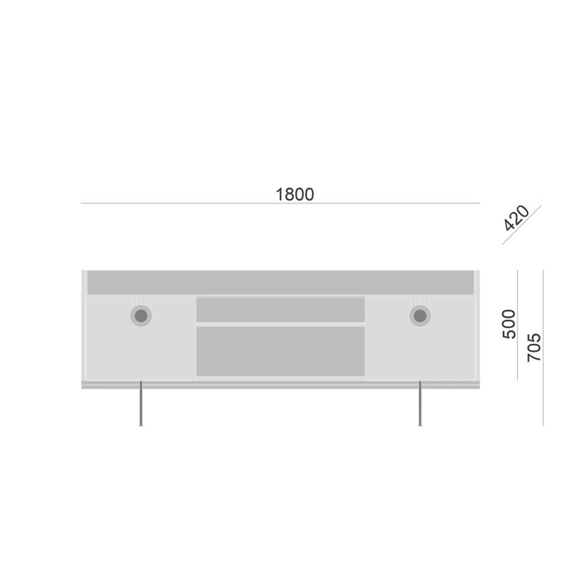 Тумба ТВ BraginDesign Living BD-1868336