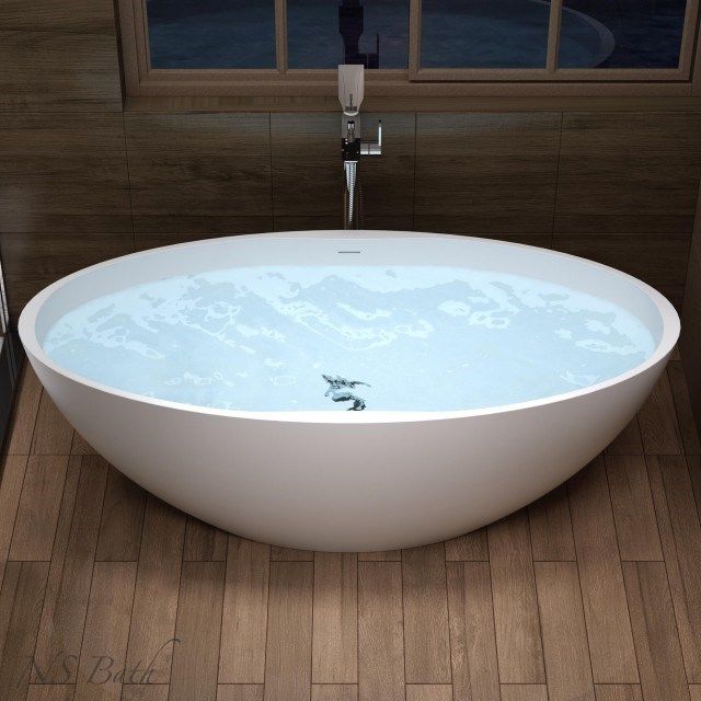 Ванна отдельностоящая NS Bath NSB-16804G 168 см фото 3