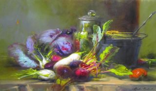 Картина "Овощи" 50x70 Федорова Ирина