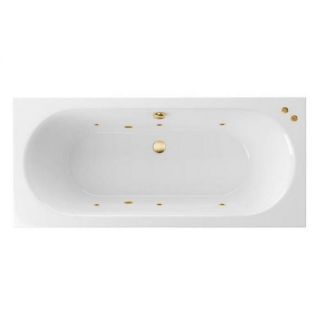 Акриловая ванна Excellent Oceana Slim WAEX.OCE18S.SOFT.GL 180x80 с г/м, золото