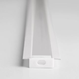 Встраиваемый алюминиевый профиль Elektrostandart белый/белый для светодиодной ленты LL-2-ALP007