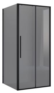 Душевой уголок Niagara Nova NG-85-11TB-TB100-34, 110х100 см, профиль черный, стекло тонированное