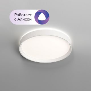 Накладной светильник Denkirs PLATO LED, 40W, IP 20, 3000K - 6500K, белый, металл, полимер DK6510-WH/1