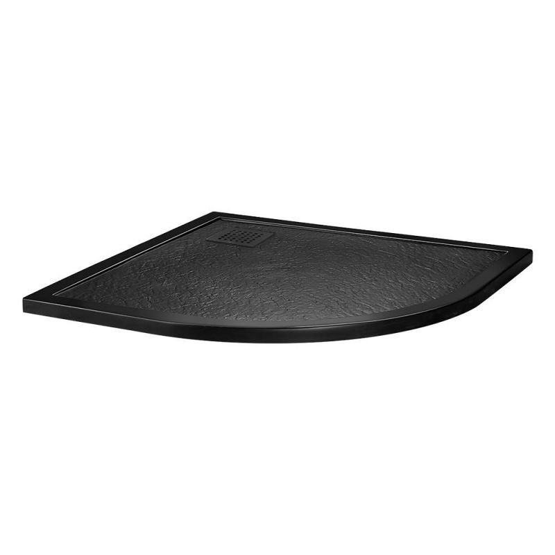 Душевой поддон BelBagno UNO TRAY-MR-UNO-R-90-550-35-NERO-NO 90x90 черный матовый фото 2