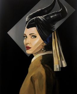 Картина "Женщина с жемчужной сережкой" Карина Лотфулина
