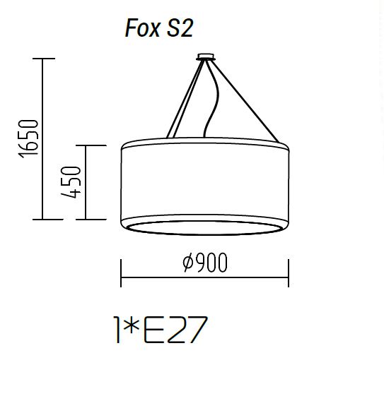 Подвесной светильник TopDecor Fox S2