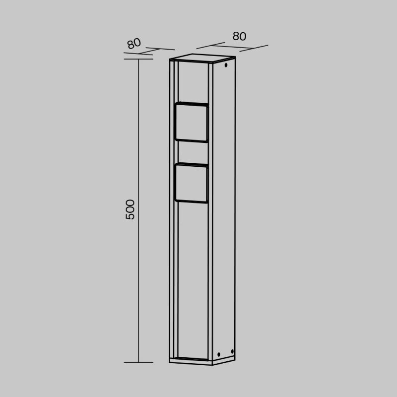 Уличная розетка Maytoni Socket O459FL-GF02SC