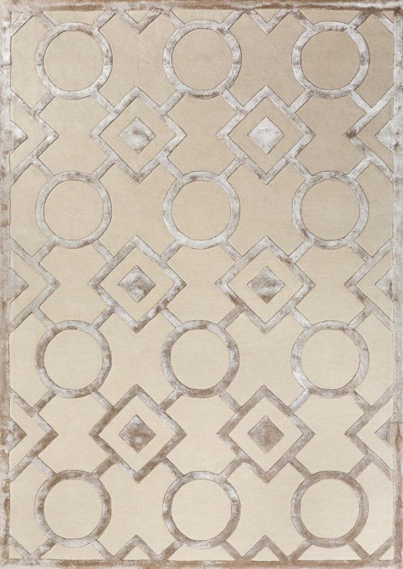 Индийский ковер из шерсти, арт-шёлка и хлопка Carpet «GEOMETRIC» G2-MLT 290 x 390 см фото 1