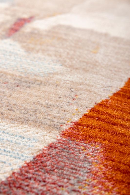 Турецкий ковер из полиэфирного шёлка Carpet «MYSTIC» 1078A-PINK-KEMIK 160 x 230 см фото 6
