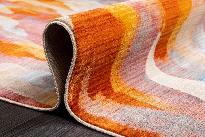 Турецкий ковер из полиэфирного шёлка Carpet «MYSTIC» 1078A-PINK-KEMIK 160 x 230 см фото 8